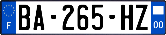 BA-265-HZ