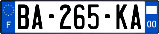 BA-265-KA