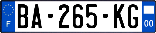 BA-265-KG