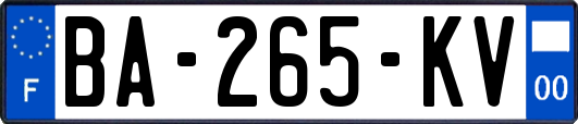 BA-265-KV