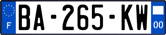 BA-265-KW
