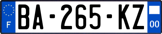 BA-265-KZ