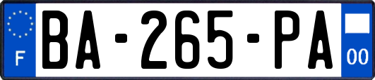 BA-265-PA