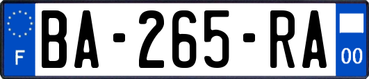 BA-265-RA