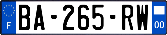 BA-265-RW