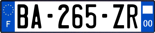 BA-265-ZR