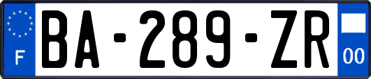 BA-289-ZR