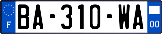 BA-310-WA