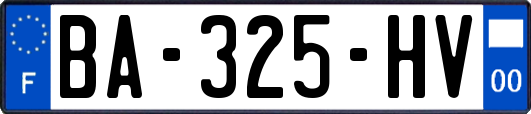 BA-325-HV