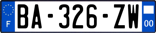 BA-326-ZW