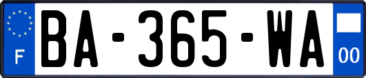 BA-365-WA