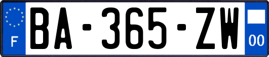 BA-365-ZW