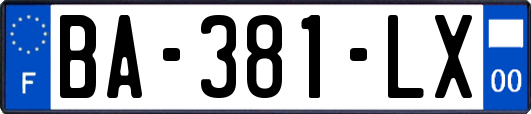 BA-381-LX