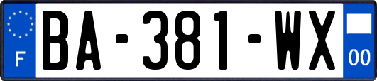 BA-381-WX