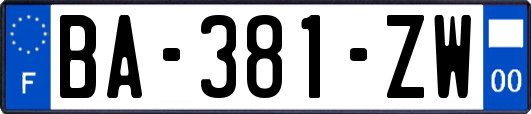 BA-381-ZW