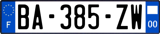 BA-385-ZW