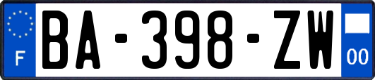 BA-398-ZW