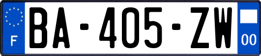 BA-405-ZW