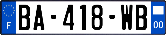 BA-418-WB