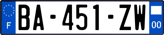 BA-451-ZW