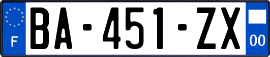 BA-451-ZX