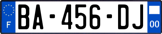 BA-456-DJ