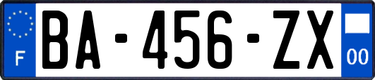 BA-456-ZX