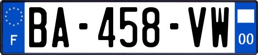 BA-458-VW
