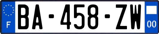 BA-458-ZW