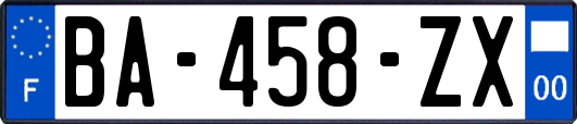 BA-458-ZX