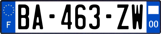 BA-463-ZW