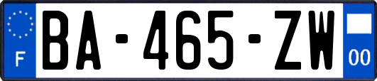 BA-465-ZW