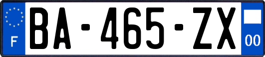 BA-465-ZX