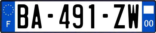 BA-491-ZW