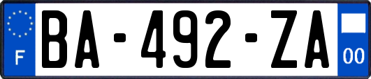 BA-492-ZA