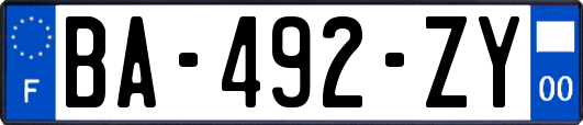 BA-492-ZY