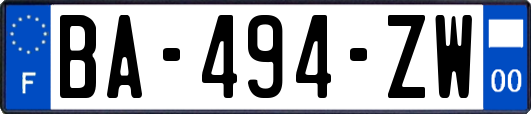 BA-494-ZW