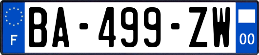 BA-499-ZW