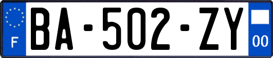 BA-502-ZY