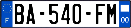 BA-540-FM