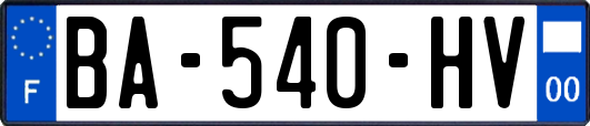 BA-540-HV
