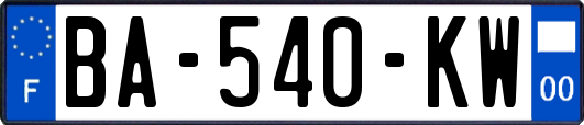 BA-540-KW