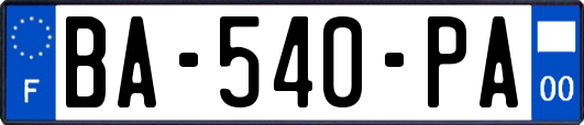 BA-540-PA