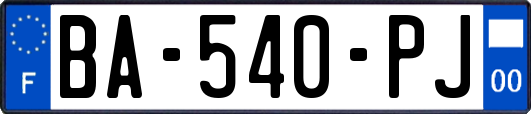 BA-540-PJ