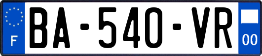 BA-540-VR