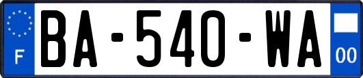 BA-540-WA