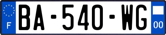 BA-540-WG