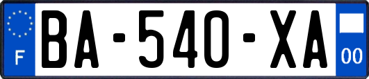 BA-540-XA