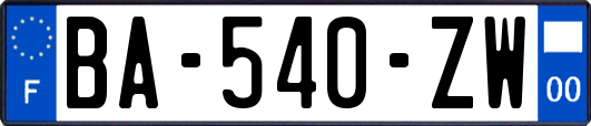 BA-540-ZW