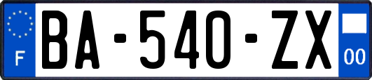 BA-540-ZX